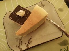 送的免费的甜品cheese cake-广州建国酒店·涟日本料理