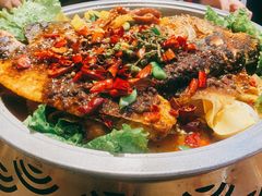 超烤鱼配菜-集草轩·重庆麻辣烤鱼(西湖道店)