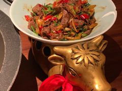 28秒爆炒黄牛肉-望湘园·洞庭渔宴(浦江欢乐颂店)