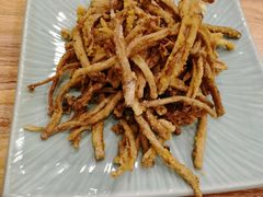 咸蛋黄茶树菇-毛胡子牛羊餐馆(武宁路店)