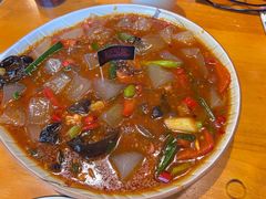 炒凉粉-城边边烧烤-魏晋烤肉旗舰店