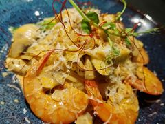 芝士蘑菇鲜虾意大利面-BE BRIGHT KITCHEN(正佳广场店)