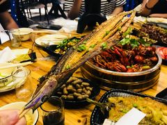 烤秋刀鱼-串亿88烧烤·羊腿·羊蝎子(板泉路店)
