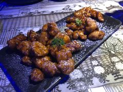 雪花糖醋里脊-绿茶餐厅(乐峰广场店)