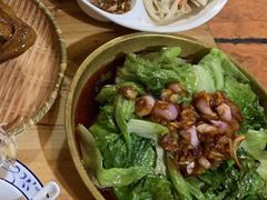 红葱头淋生菜-桃姐农庄老字号(从化温泉店)