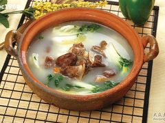0191-咸骨煲淋奶白菜-广记餐厅(万福路店)