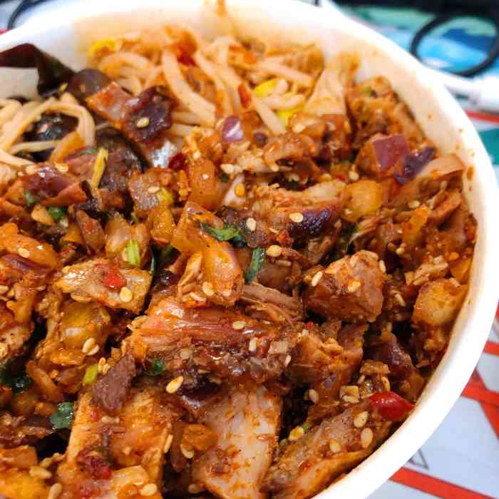 谢宝林烤肉拌饭(高新店)-"外卖订单,只评价口味.作为一家外卖店,我.