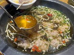 肉丸蛋汤涮时蔬-爱饭(民意店)