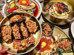 -草家酱蟹炭火烤肉店(珲春南路一店)