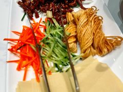 京酱肉丝配豆皮-老济南·地道济南菜(大明湖店)