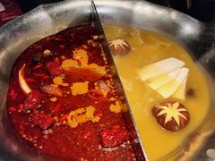 台式麻辣花胶鸡鸳鸯锅-湊湊火锅·茶憩(世博大道店)