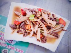台蘑炒笋干-天天向上素食餐厅(五台山店)