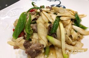 Bamboo Shoots Stir-Fried with Pork Slices