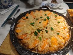 石板蒜蓉虾-小菜园新徽菜(苏州繁花中心店)