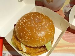 黄金脆皮鸡Air汉堡单人餐兑换券-肯德基(环翠北店)