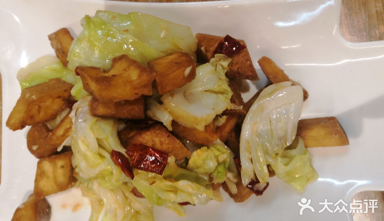 馕炒包菜酸酸甜甜的特别爽