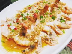 金银蒜蒸开边虾-大树餐厅(红旗街万达店)