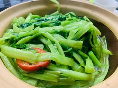 虾酱通菜-凤城康记饭店