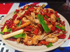 辣炒嘎巴虾-419海鲜烧烤大排档