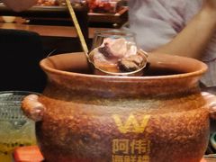 黑蒜炖肉汤-阿伟海鲜楼·福建菜(延寿店)