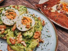 鸡蛋蘑菇熏肉荞麦可丽饼-RAC BAR(安福路店)