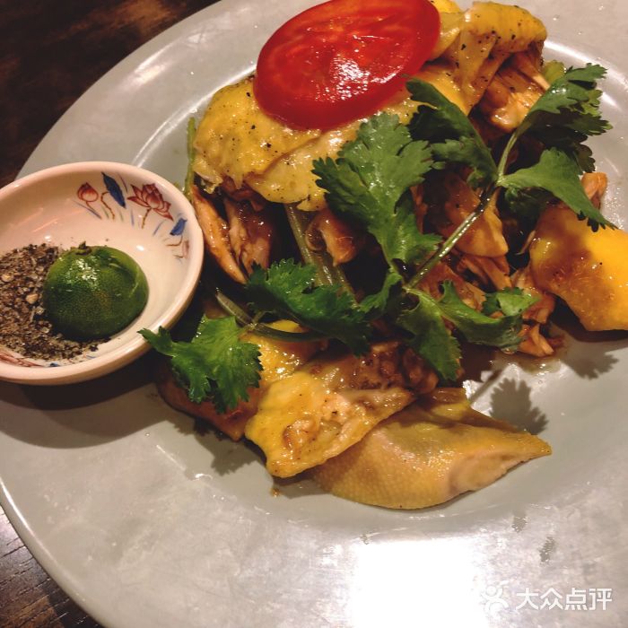 大头虾越式风味餐厅(光明广场店)越式盐焗麻油鸡图片