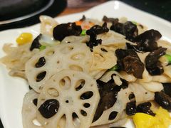 水乡藕片炒上素-渔米粥(罗湖店)