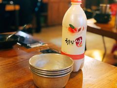 桃子味米酒-包装马车·韩国料理·포장마차
