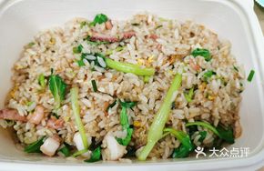 Iron Plate Squid and Three Treasures Fried Rice