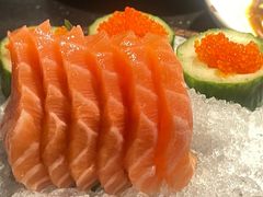 三文鱼刺身-上井精致料理(大坪店)