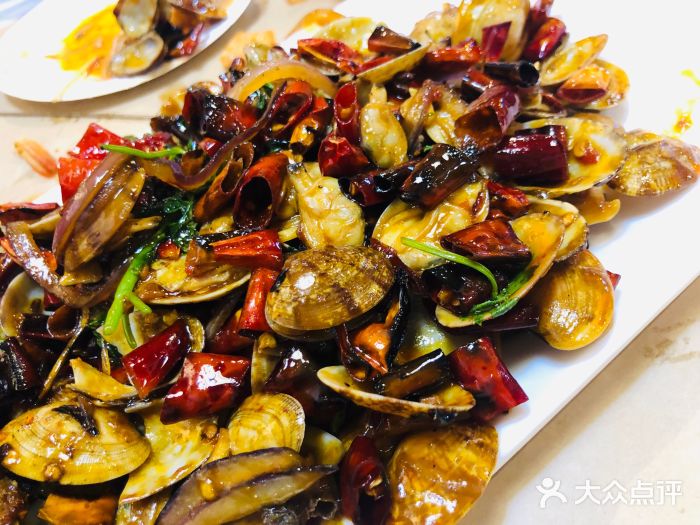 常记蚝味鲜·烧烤海鲜大排档(东风北桥店)辣炒花蛤图片