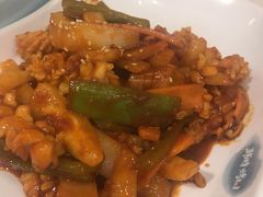 辣酱炒鱿鱼-韩时烤肉(枫蓝店)