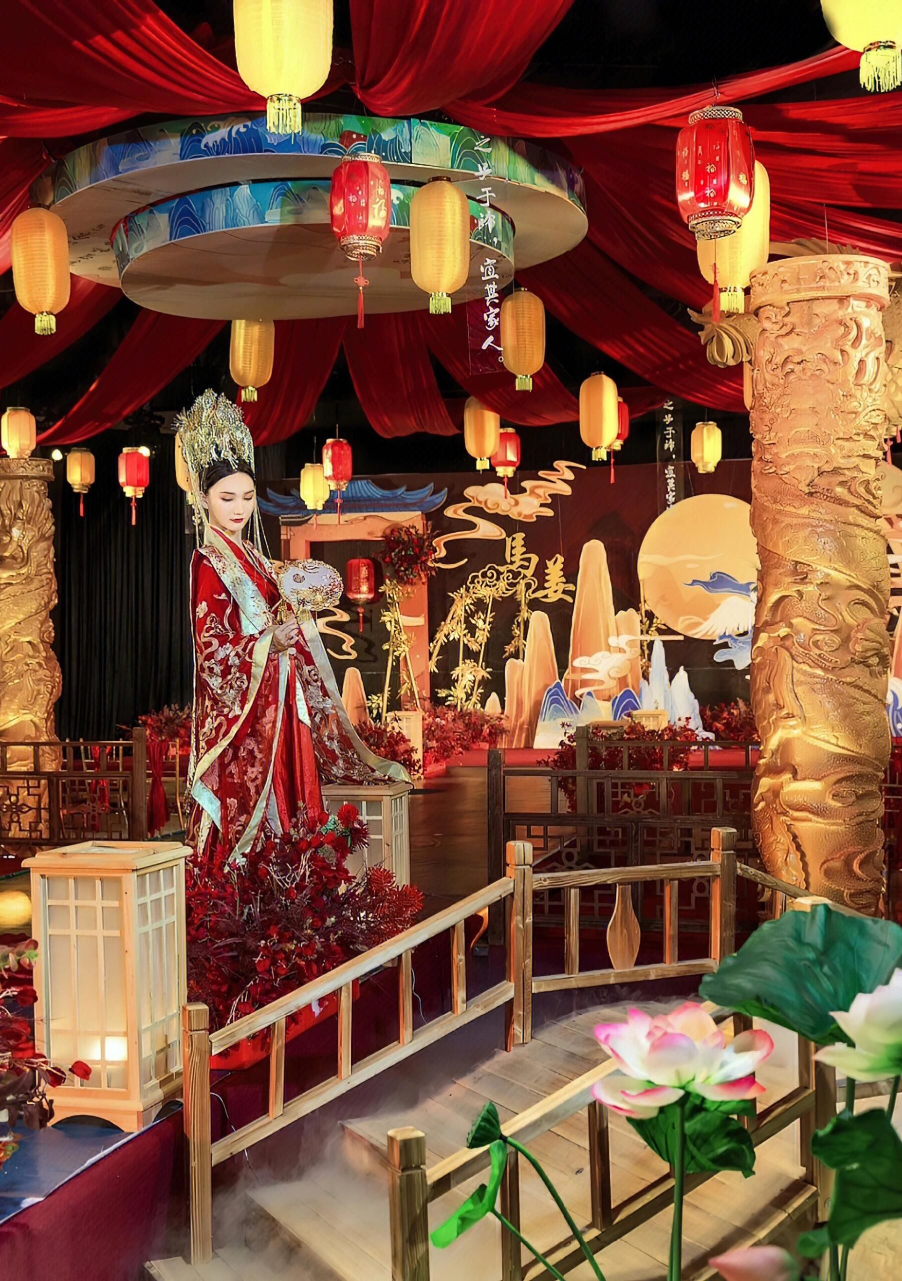 宛如古代婚礼现场