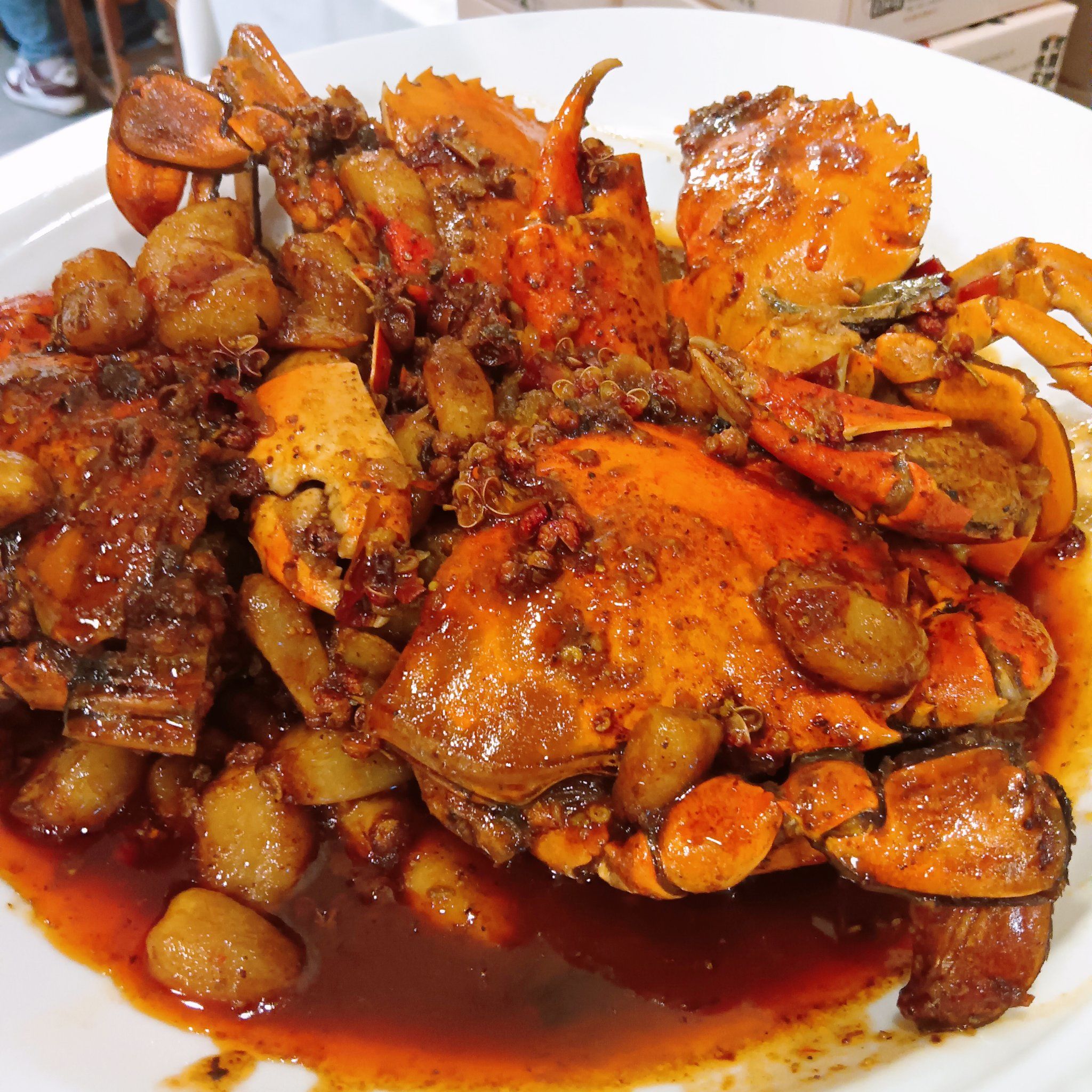 好吃的香辣蟹我要分享给你