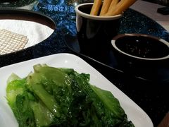 白灼田园生菜-味可道美食坊(福基路店)