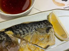 盐烧鲭花鱼定食-羽寿司(东方宝泰店)