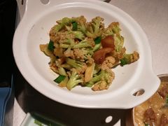 干锅有机花菜-千百味红餐厅·江西菜(绿地双子塔店)