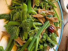 丝瓜秧拌黑腐竹-都一处烧麦馆(前门店)