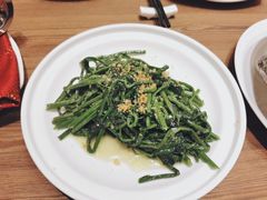蒜蓉炒益肝菜-广州天河合景福朋喜来登酒店 · 聚味轩中餐厅