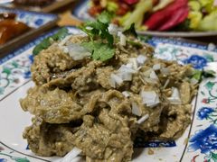 凉拌茄泥-大槐树烤肉馆