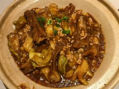 沙茶糯米茄子焖鹅掌-小炳胜(卓悦中心店)