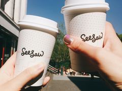 栀子花梨香拿铁-Seesaw Coffee(上生新所店)