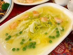 鲜虾扒白菜-玉华台饭庄(裕中西里小区店)