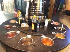 自助调料区-锅说大脸毛肚重庆老火锅(佐阾店)