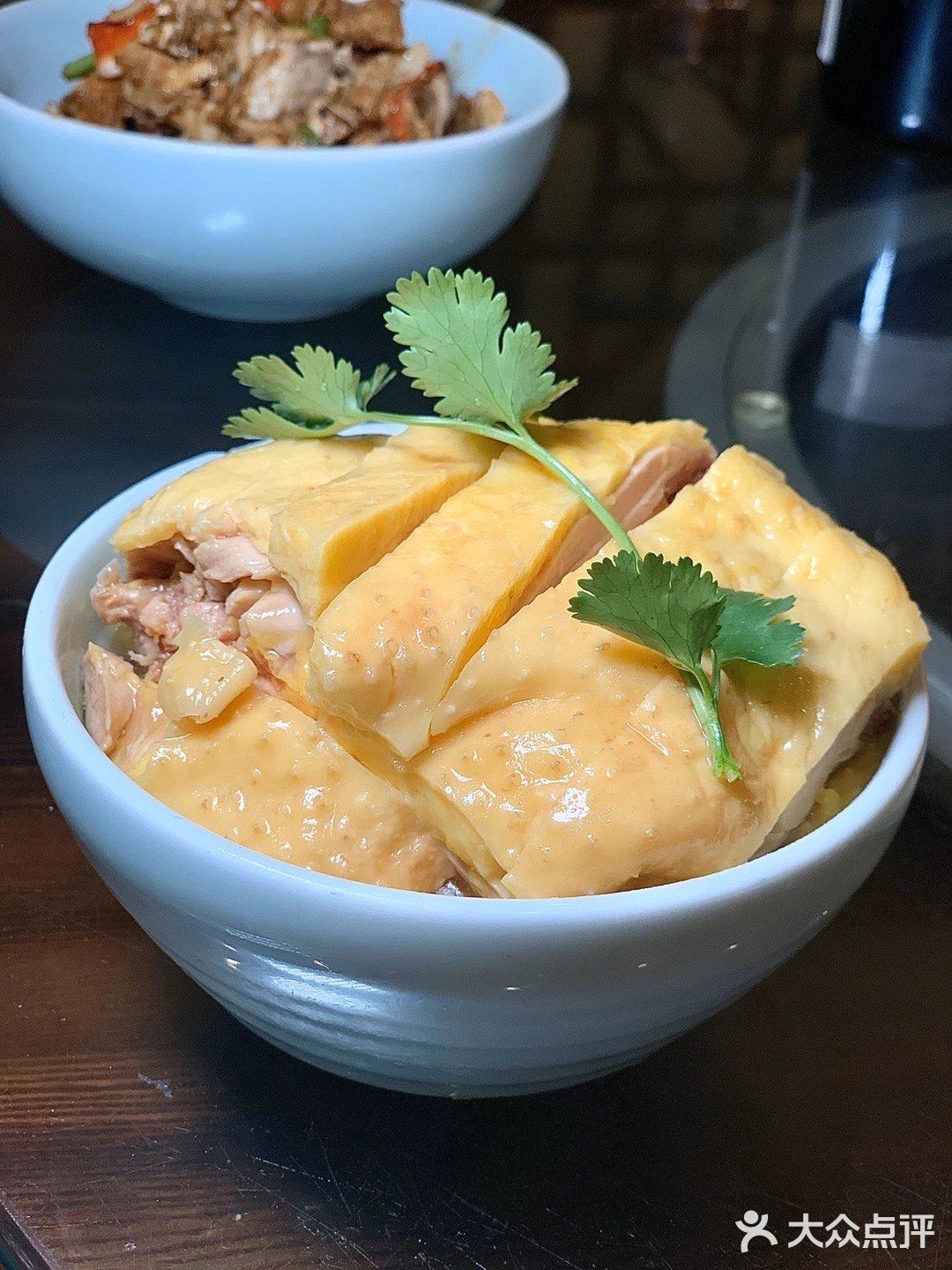 蜜瓜吃上福缘居油淋鸡皮脆葱香要命