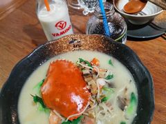 膏蟹汤面-十面欢腾·海鲜面·台式Bistro(长乐路店)
