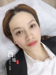 -西施无菌半永久纹绣眉眼影唇轻增发纹发际线