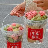 能扯嘚一米❗️这家的麻薯真的摆