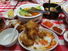 蘑菇汤莜面鱼鱼-西贝莜面村(上海百联西郊店)