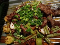 葱椒爆牛肉-绿茶餐厅(布吉万象汇店)